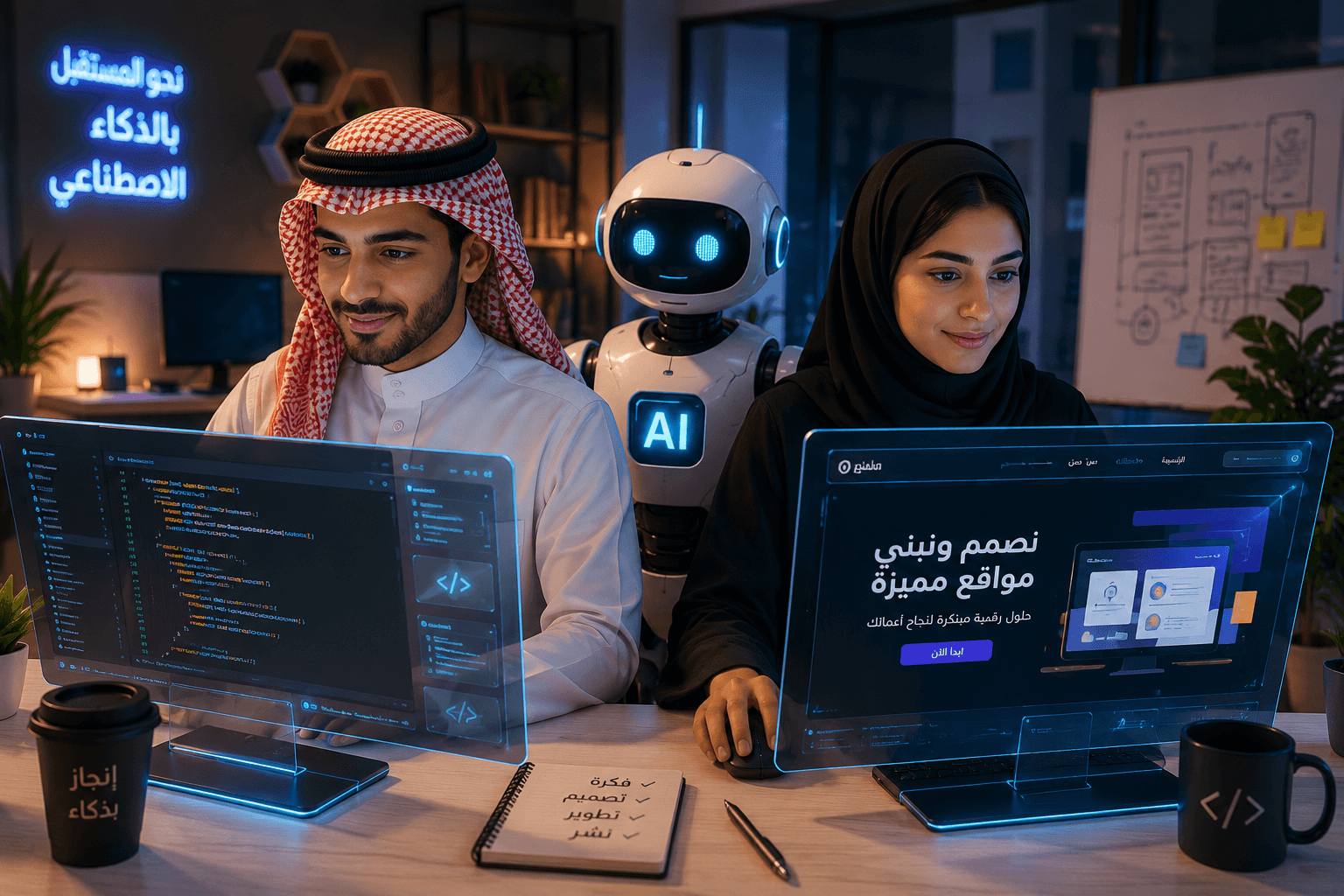 معسكر بناء منتجات ويب بالذكاء الاصطناعي